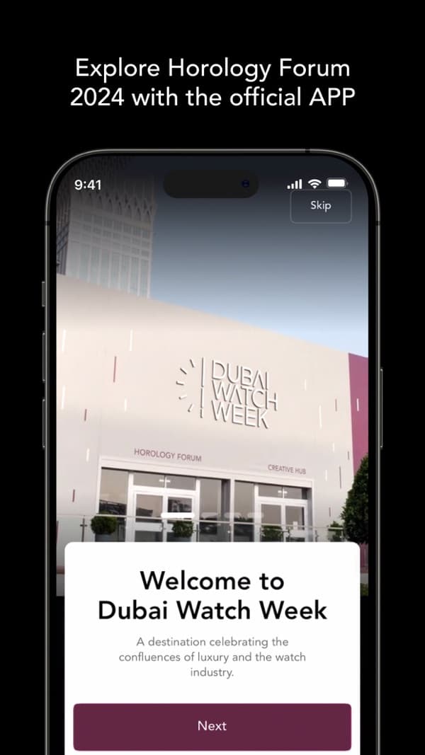 Dubai Watch Week screenshot 1